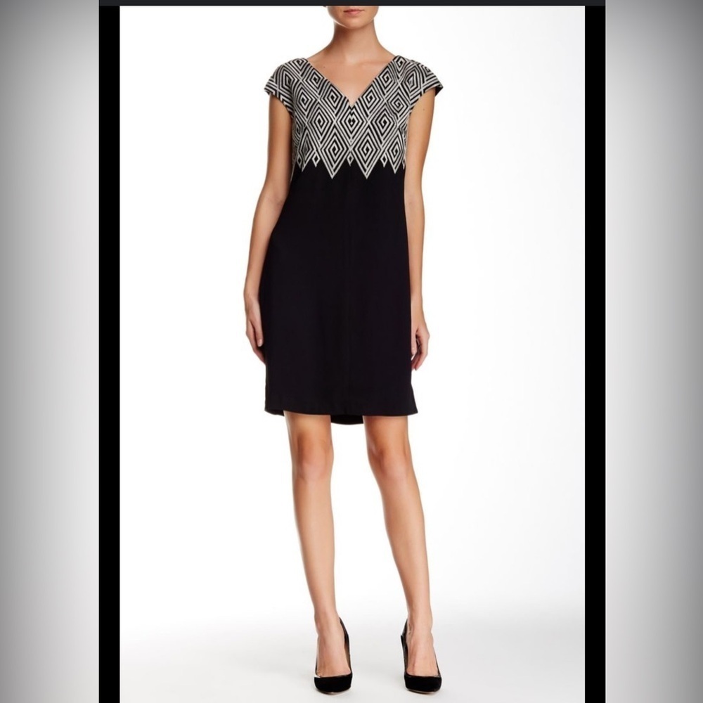 Adrianna Papell dress sleeveless knee length lined size 24